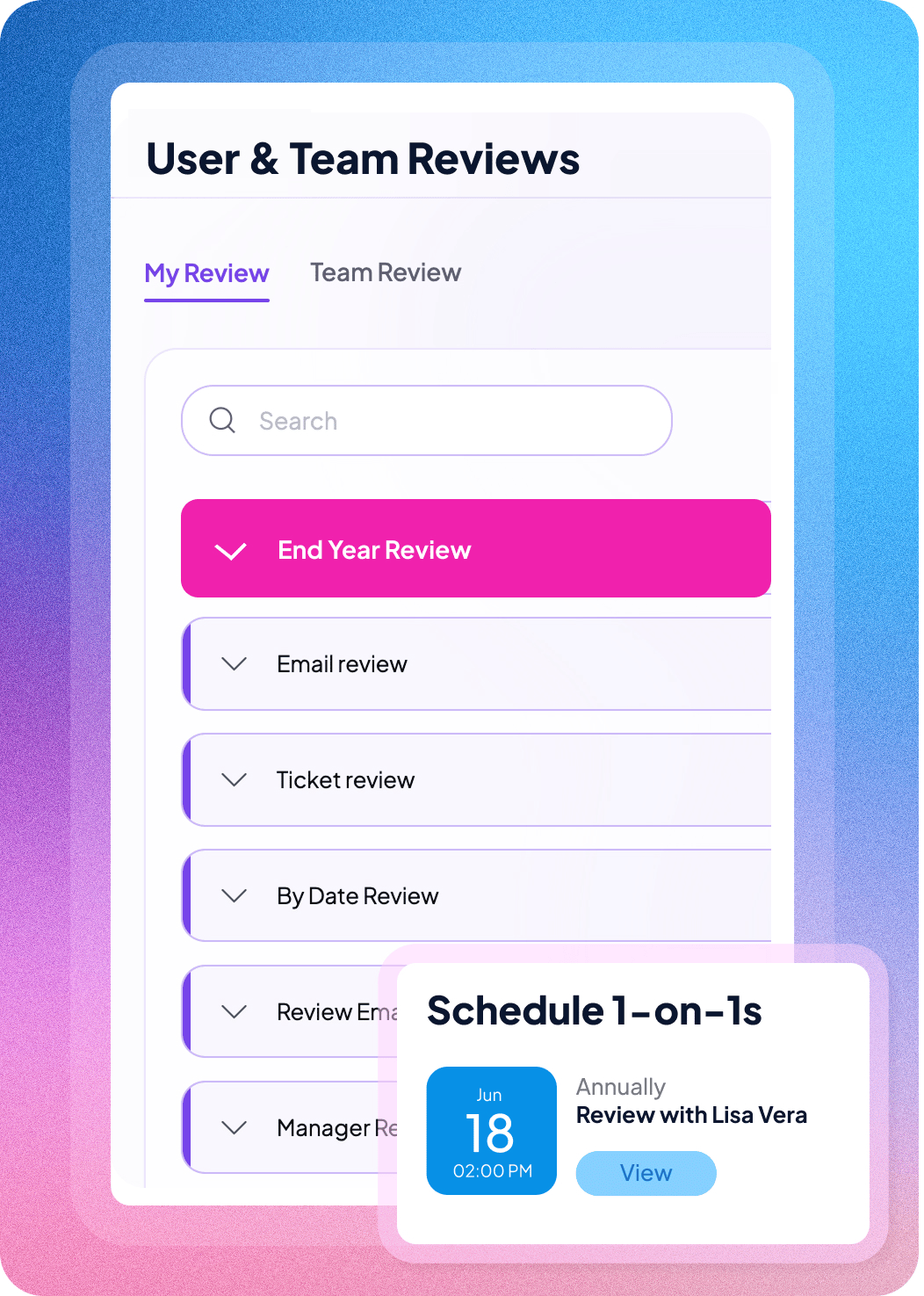 Reviews - 1on1-1